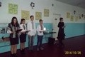 Лінійку-реквієм підготували найстарші - дев'ятикласники - під керівництвом класного керівника, вчителя історії Богун В.Р.